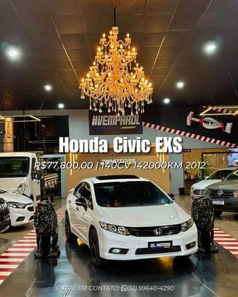 HONDA CIVIC 1.8 EXS 16V FLEX 4P AUTOMÁTICO HONDA CIVIC 1.8 EXS 16V FLEX 4P AUTOMÁTICO